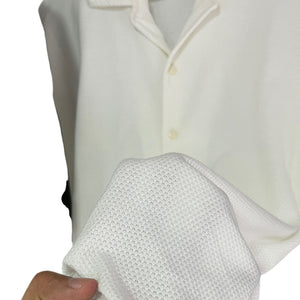 Conjunto Texturizada Blanco Regular Fit Algodon Waffle